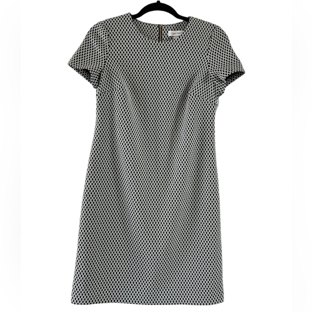 Calvin Klein Black & White Mini Dress